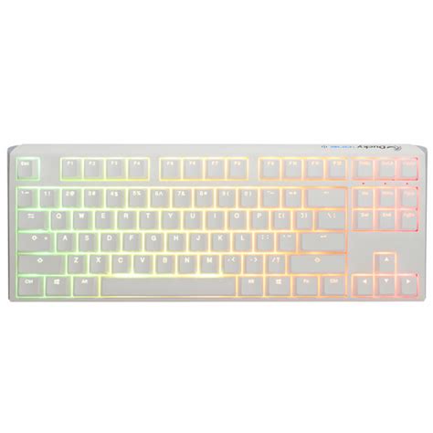 Ducky One Tkl Rgb Pure White Cherry Mx Speed Silver Switch Ru Layout