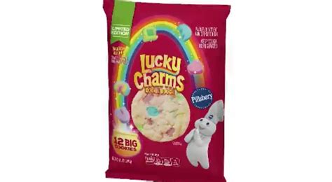 Pillsbury Just Released Lucky Charms Cookie Dough Filled With Marshmallows