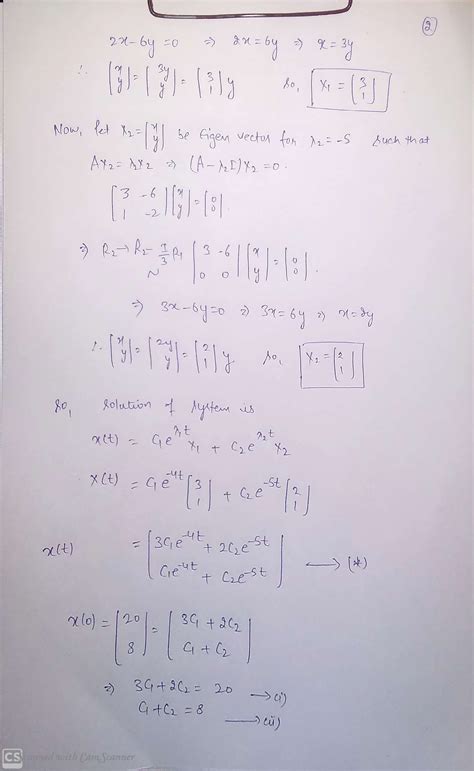 [solved] 1 Point Solve The System 2 6 7 With The Initial Value