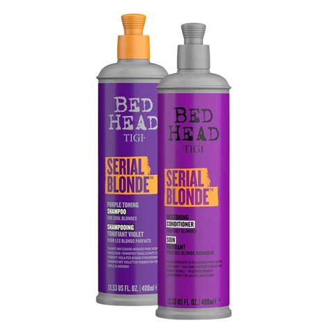 Tigi Bed Head Kit Serial Blonde Purple Sh E Cond Ml Ml
