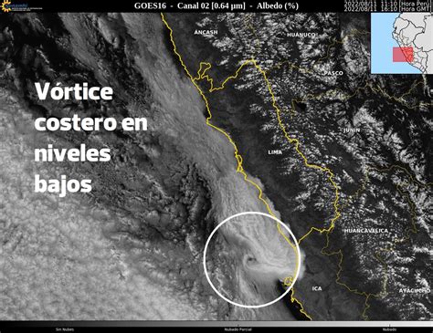 Senamhi on Twitter Ahora Vórtice costero se desarrolla frente a la