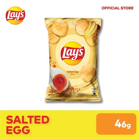 Lay S Salted Egg Potato Crisps G Shopee Malaysia