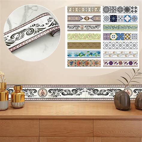 Buy Self Adhesive Wall Skirting Border Line Wallpaper Sticker Home