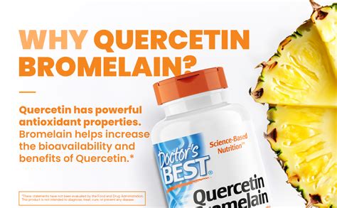 Amazon Doctor S Best Quercetin Bromelain Immunity Support Capsule