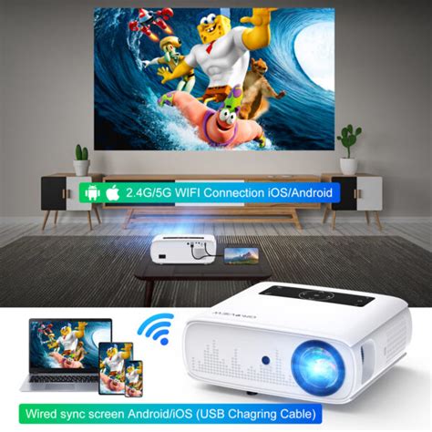 Groview Projector Lux Ansi Native P Wifi Bluetooth