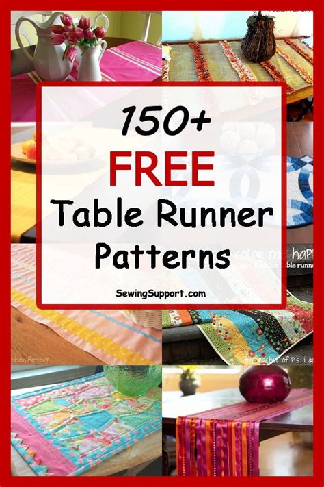 Over 130 Free Table Runner Sewing Patterns Tutorials And Diy Projects