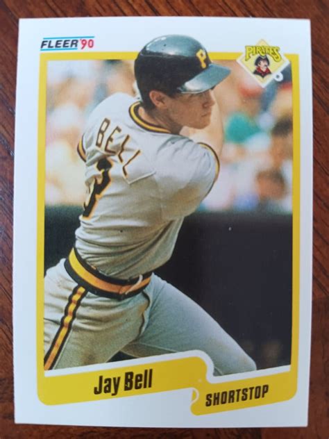 Jay Bell Pittsburgh Pirates Fleer Baseball Card Ebay