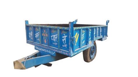 Ton Hydraulic Mild Steel Tractor Trolley For Agriculture And