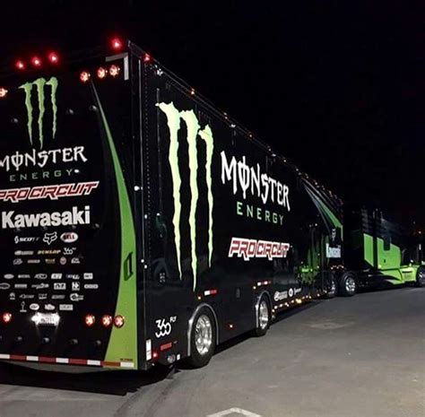 Kawasaki Hauler Monster Energy Transporter Big Rig Trucks Drag