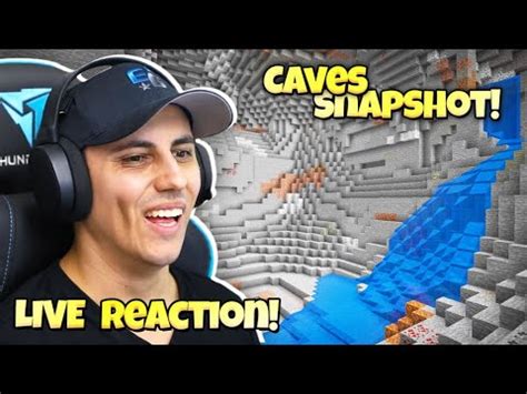 Minecraft Snapshot W A Caves And Cliffs First Time Reaction