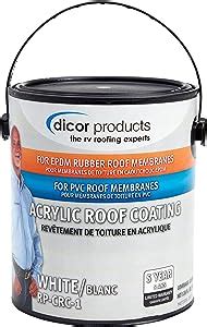 Dicor RP CRC 1 EPDM Rubber Roof Acrylic Coating Part 2 White 1