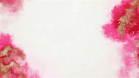 Nature Cute Gradient Pink Water Watercolor Creation Powerpoint Background For Free Download