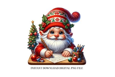 Cute Christmas Gnome Clipart Png Christmas Gnome Clipart Festive