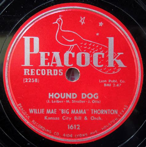 Willie Mae Big Mama Thornton Hound Dog Night Mare 1953 Shellac