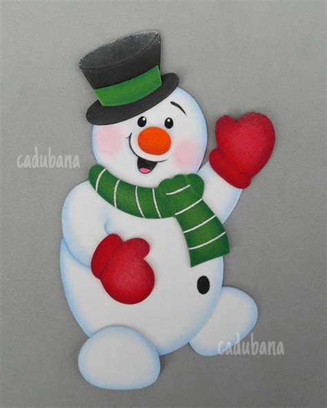 Eu Amo Artesanato Boneco De Neve Em Eva Molde