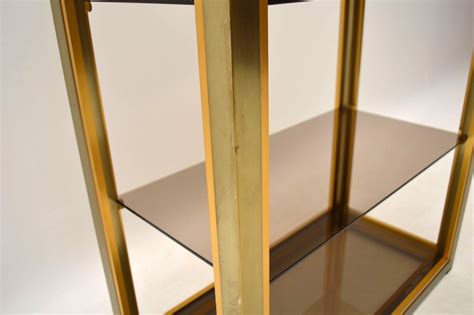 Retro Italian Brass Bookcase Cabinet By Zevi Vintage 1970s Retrospective Interiors Retro