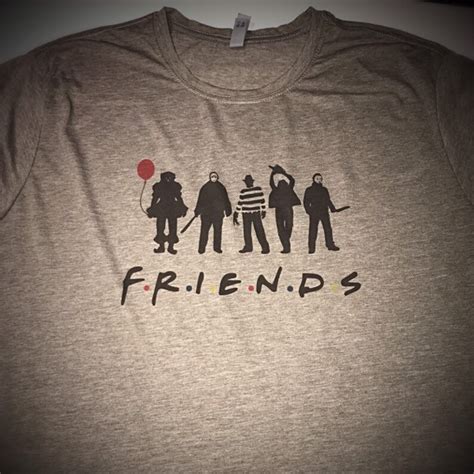 Horror Friends Tshirt Halloween Shirt Youth And Adult Sizing Etsy