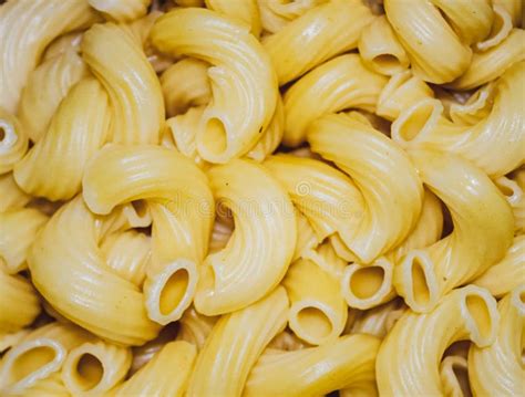 Boiled Macaroni From Durum Wheat Stock Image Image Of Macaroni