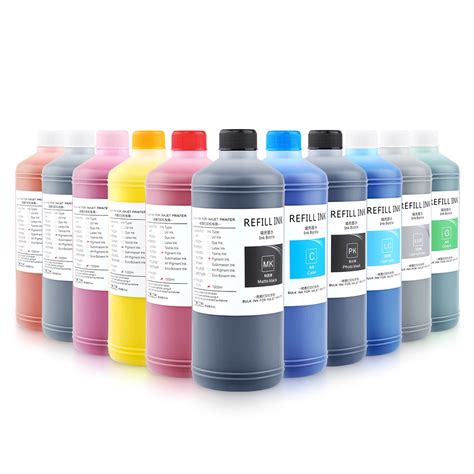 Ocbestjet 1000ml 11 Colors C Universal Art Paper Pigment Ink For Epson