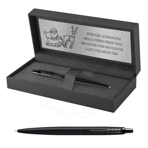 Długopis Parker Jotter XL Monochrome Black z grawerem 2122753 1