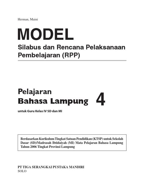 Soal Bahasa Lampung Kelas 3 Gurunda