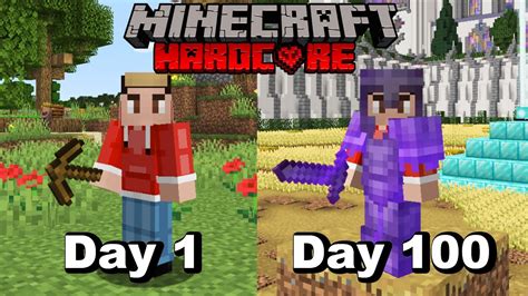 I Survived 100 Days In HARDCORE Minecraft And Here S What Happened