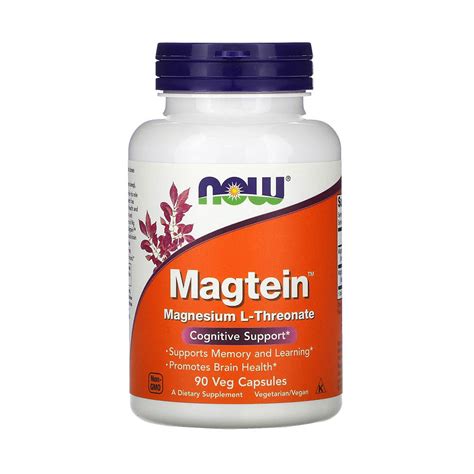 Magtein Magnesium L Threonate Now Foods Capsule