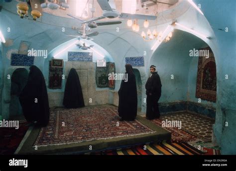 Interior Of House Of Imam Ali In Holy Shiite City Of Kufa Iraq Stock