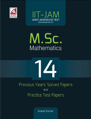 Buy Iit Jam M Sc Mathematics Previous Year S Solved Papers And