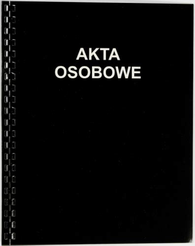 teczka do akt osobowych T 03 czarna KLEKS hurtownia artykułów biurowych