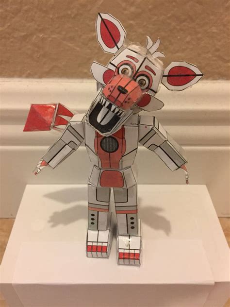 Funtime Foxy Papercraft By Partytyme3000 On Deviantart