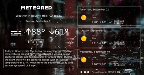 Beverly Hills, CA Weather 14 days - Meteored