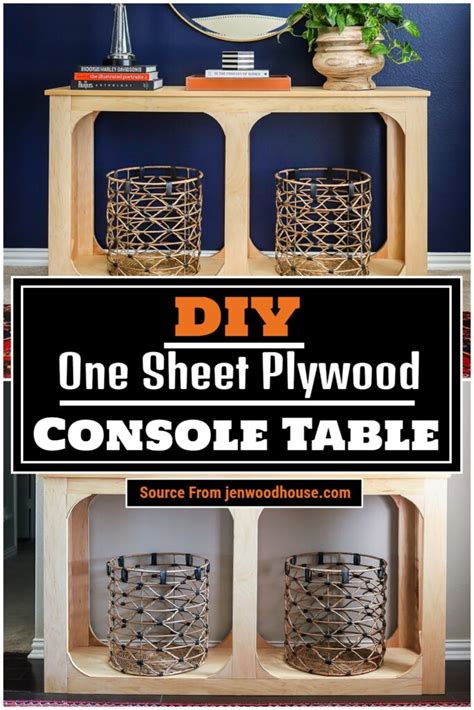 12 Diy Console Table Plans All Cheap And Easy Diyncrafty