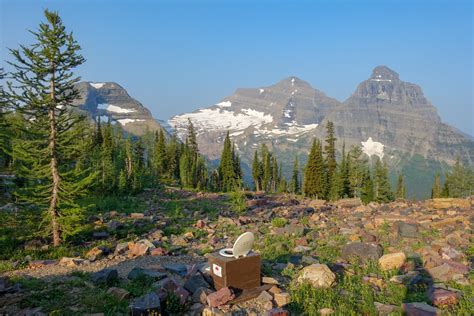 A Scenic Pit Toilet In Glacier National Park Photo Albums Images