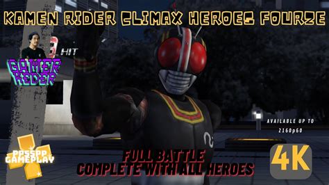 Kamen Rider Climax Heroes Fourze Japan Psp Iso Full Battle Complete