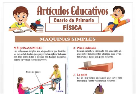 M Quinas Simples Para Cuarto De Primaria Articulos Educativos