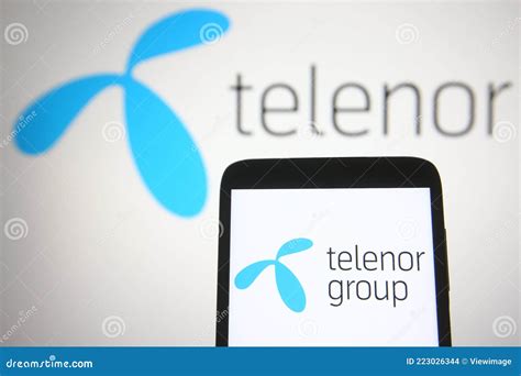 Telenor logo editorial stock image. Image of brand, noise - 223026344