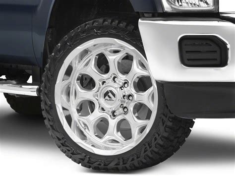 Fuel Wheels F 250 Super Duty Scepter Polished Milled 8 Lug Wheel 22x10 18mm Offset