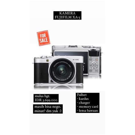 Fujifilm Xa Fullset Camera Shopee Philippines