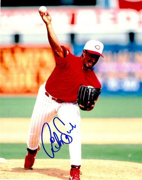 AUTOGRAPHED RICKY BONES 8X10 Cincinnati Reds Photo Main Line Autographs