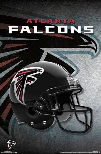 Atlanta Falcons Official Nfl Football Team Helmet Logo Poster Trends