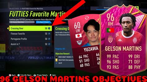 How To Complete Gelson Martins Objectives Fast Rated Futties