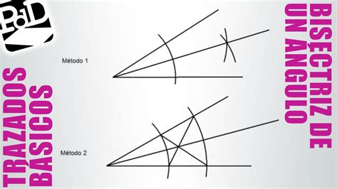 Cómo dibujar la bisectriz de un ángulo 2 métodos YouTube