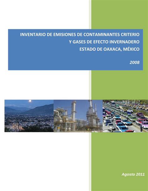 Pdf Inventario De Emisiones De Contaminantes Criterio Y En Este