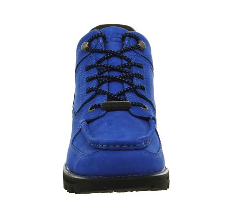 Rockport Suede Umbwe Boots In Blue For Men Lyst