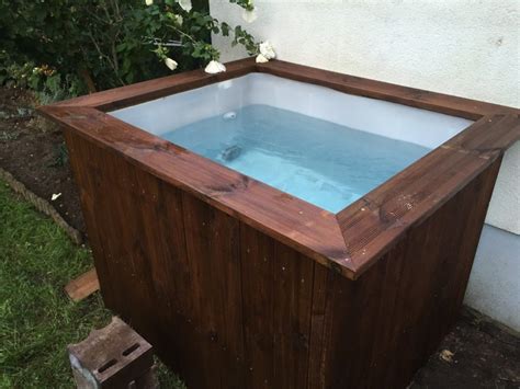 Jacuzzi Selber Bauen Garten Whirlpool Aussen Hot Tub Mit Sprudel Von