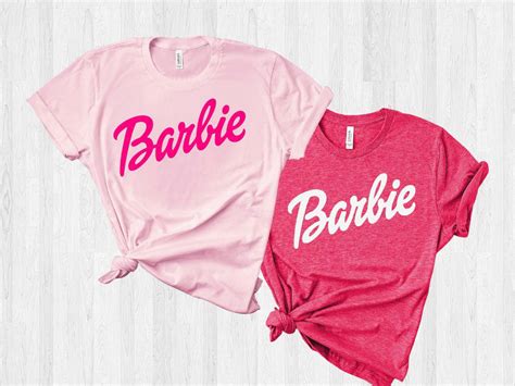 Cute Pink Barbie Tshirt Birthday Barbie Girl Barbie Tshirt Etsy In