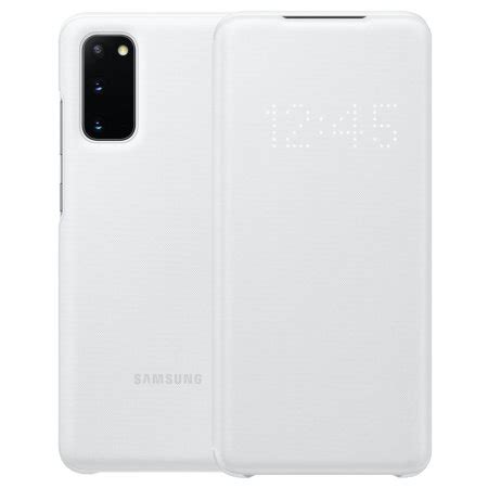 Housse Officielle Samsung Galaxy S Led View Cover Blanc