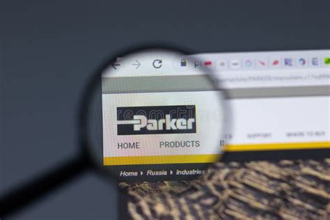 Parker-Hannifin Corporation Logo Editorial Photography - Image of computer, corporation: 221339947