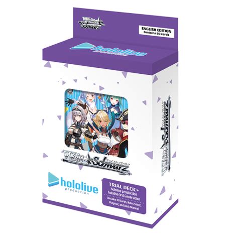 Hololive Production 3rd Generation Trial Deck Plus En Weiss Schwarz Tcg